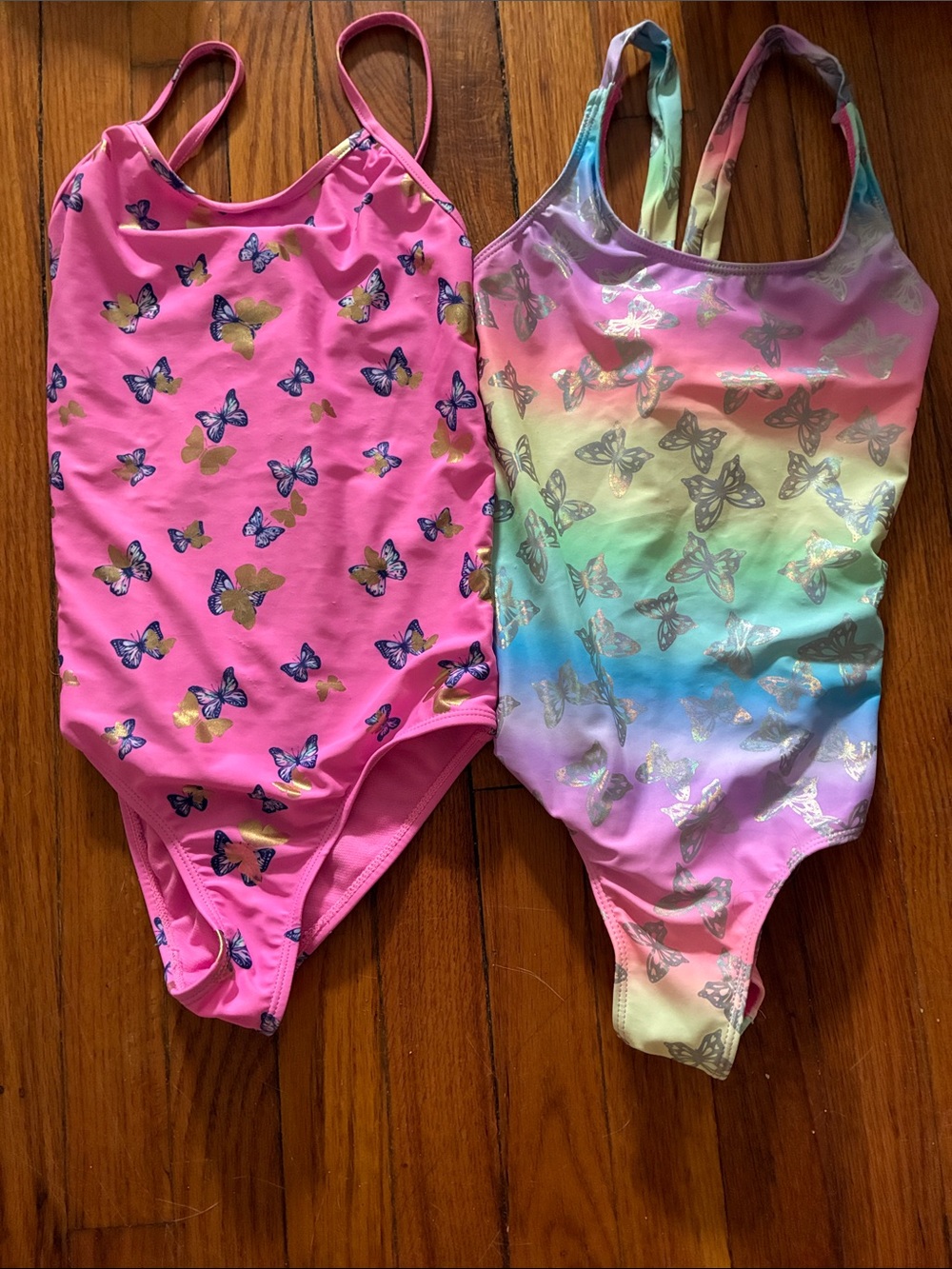 Girls One-Piece Butterfly Swimsuits